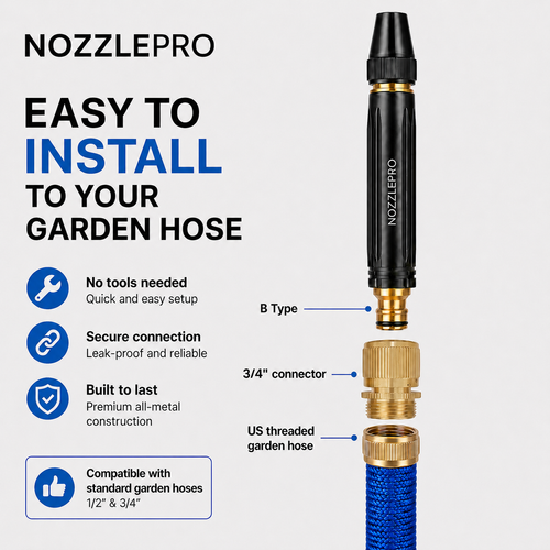 US threaded METAL connector | 1/2" | External/Male Thread
